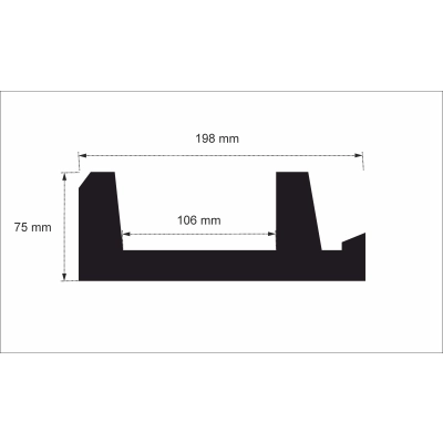 100 Meter  OL-45 Lichtleisten pareto decor